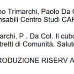 [QS] Trimarchi-Da Col “Il Ruolo Centrale Dei Distretti Nella Riorganizzazione Dell’assistenza Territoriale”